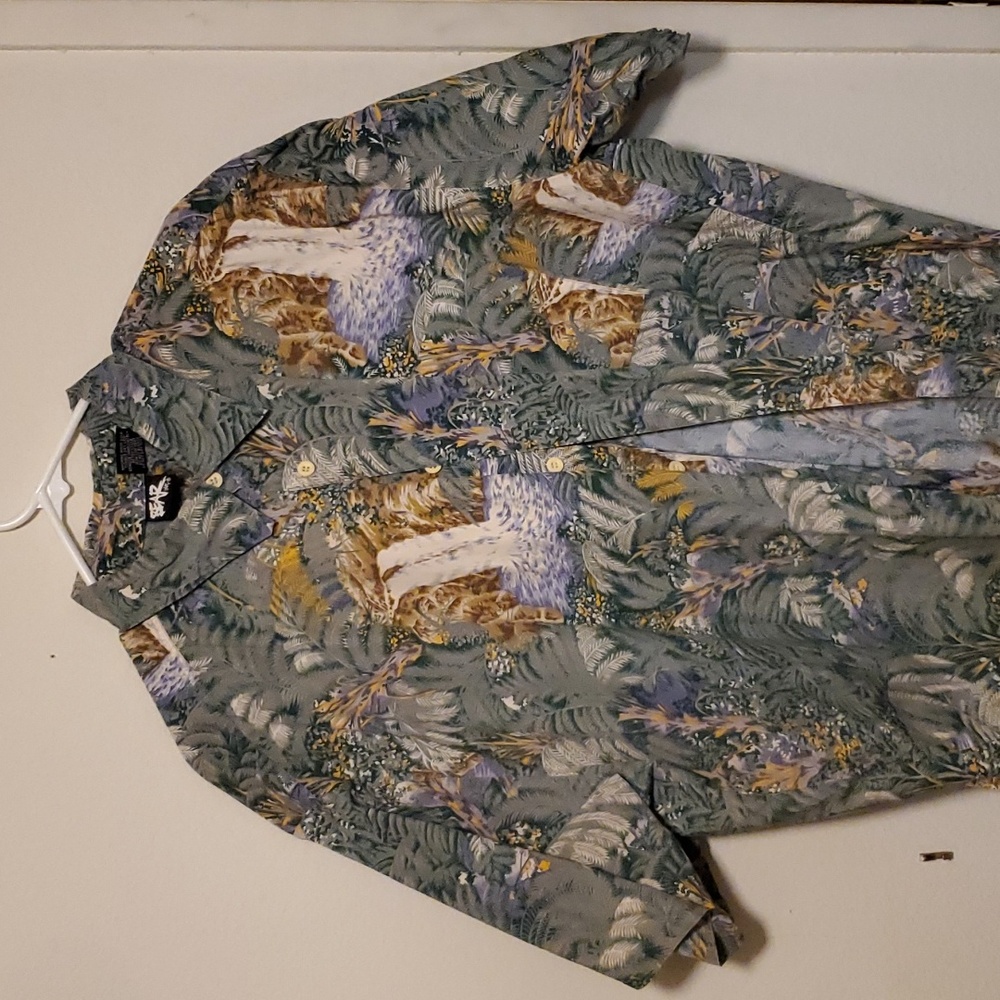Jungle water fall Hawaiian shirt
